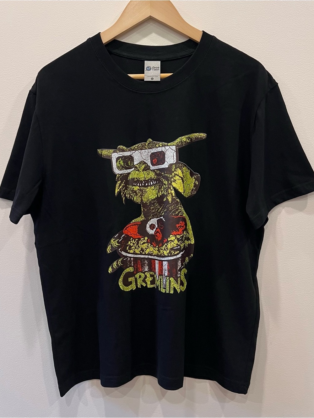 Gremlins Wearing 3D Glasses Black T-shirt Men’s Large NWOT Streetwear Graphic
